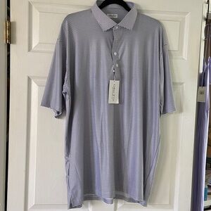NWT Featherweight Flex Polo
Apollo Relaxed Fit Mens Size 2XL Black &White Stripe